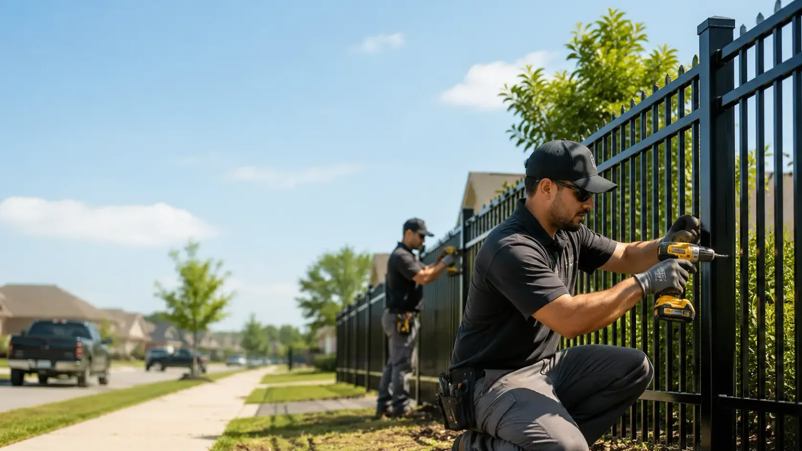 Metal Fence Installation in Somerville, IN